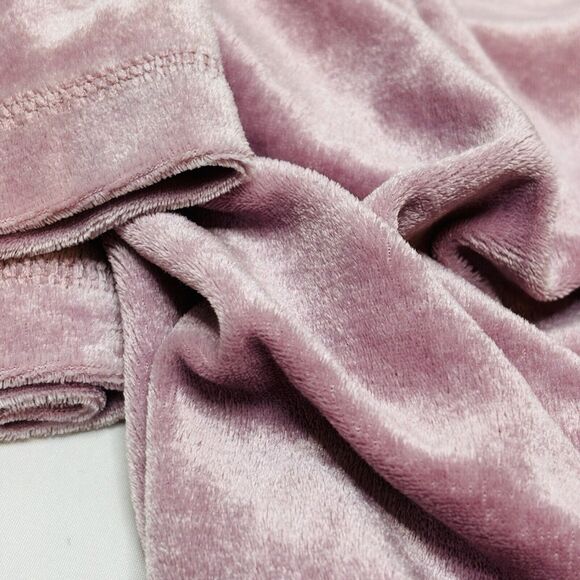 We The Free People Valerie Velvet Oversized Tee Medium Top Purple Boxy Velour - Picture 8 of 10